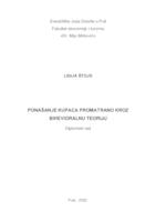 prikaz prve stranice dokumenta Ponašanje kupaca promatrano kroz bihevioralnu teoriju