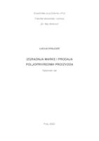 prikaz prve stranice dokumenta Izgradnja marke i prodaja poljoprivrednih proizvoda