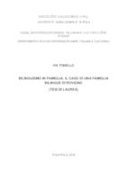 prikaz prve stranice dokumenta Dvojezičnost u obitelji: slučaj dvojezičnosti u obitelji iz Rovinja / Bilinguismo in famiglia: il caso di una famiglia bilingue di Rovigno