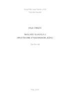 prikaz prve stranice dokumenta Naglasci glagola u hrvatskome standardnom jeziku