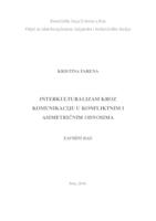 prikaz prve stranice dokumenta Interkulturizam kroz  komunikaciju u konfliktnim i asimetričnim odnosima