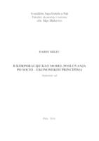 prikaz prve stranice dokumenta B korporacije kao model poslovanja po socio-ekonomskim principima