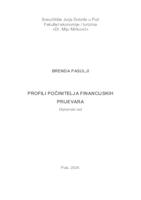 prikaz prve stranice dokumenta Profili počinitelja financijskih prijevara