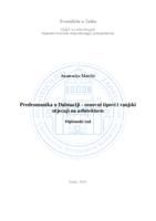 prikaz prve stranice dokumenta Predromanika u Dalmaciji - osnovni tipovi i vanjski utjecaji na arhitekturu