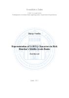 prikaz prve stranice dokumenta Representation of LGBTQ Characters in Rick Riordan's Middle Grade Books