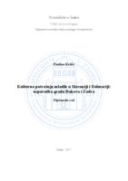 prikaz prve stranice dokumenta Kulturna potrošnja mladih u Slavoniji i Dalmaciji: usporedba grada Đakova i Zadra
