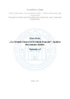 prikaz prve stranice dokumenta "La Grande Guerre et le roman francais". Analyse des romans choisis.