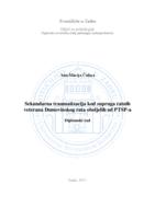 prikaz prve stranice dokumenta Sekundarna traumatizacija kod supruga ratnih veterana Domovinskog rata oboljelih od PTSP-a
