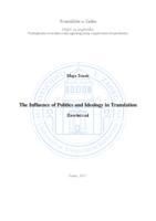 prikaz prve stranice dokumenta The Influence of Politics and Ideology in Translation