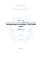 prikaz prve stranice dokumenta Korištenje online alata kao PR tehnike na primjeru inetrnacionalnih trgovačkih lanaca na hrvatskom tržištu