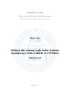 prikaz prve stranice dokumenta Medijska slika turizma grada Zadra i Zadarske županije na portalima "Zadarski.hr" i "057info.hr"