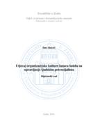 prikaz prve stranice dokumenta Utjecaj organizacijske kulture lanaca hotela u upravljanju ljudskim potencijalima