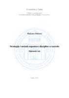 prikaz prve stranice dokumenta Strategije i metode uspostave discipline u razredu