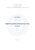 prikaz prve stranice dokumenta English Pronunciation of Foreign Proper names