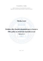 prikaz prve stranice dokumenta Medijska slika Zimskih olimpijskih igara u Sarajevu 1984. godine na stranicama Sportskih novosti
