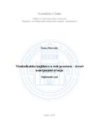 prikaz prve stranice dokumenta Visokoškolske knjižnice u web prostoru – izvori namijenjeni učenju