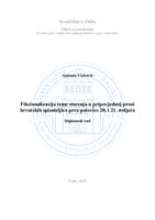 prikaz prve stranice dokumenta Fikcionalizacija teme starenja u pripovjednoj prozi hrvatskih spisateljica prve polovice 20. i 21. stoljeća