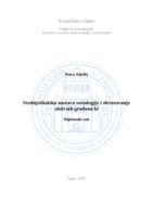 prikaz prve stranice dokumenta Srednjoškolska nastava sociologije i obrazovanje aktivnih građana/ki