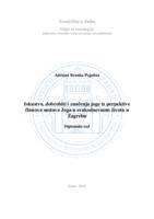 prikaz prve stranice dokumenta Iskustvo, dobrobiti i značenja joge iz perspektive članova sustava Joga u svakodnevnom životu u Zagrebu