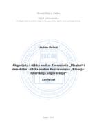 prikaz prve stranice dokumenta Alegorijska i stilska analiza Zoranićevih „Planina“ i simbolička i stilska analiza Hektorovićeva „Ribanja i ribarskoga prigovaranja“