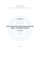 prikaz prve stranice dokumenta Odnos neuroticizma i nekih aspekata donošenja odluka s akademskim uspjehom