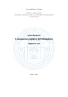 prikaz prve stranice dokumenta Conseguenze cognitive del bilinguismo