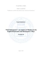 prikaz prve stranice dokumenta “Mad Shakespeare”: An Analysis of Madness in the English Renaissance and Shakespeare’s Plays