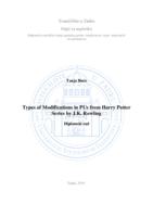 prikaz prve stranice dokumenta Types of Modifications in PUs from Harry Potter Series by J.K. Rowling