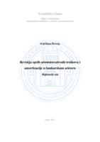 prikaz prve stranice dokumenta Revizija općih administrativnih troškova i amortizacije u bankarskom sektoru