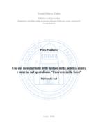 prikaz prve stranice dokumenta Uso dei forestierismi nelle testate della politica estera e interna nel quotidiano “Corriere della Sera”