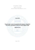 prikaz prve stranice dokumenta Financiranje centara za gospodarenje otpadom u Republici Hrvatskoj s posebnim osvrtom na centar Biljane Donj