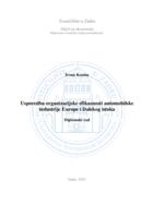 prikaz prve stranice dokumenta Usporedba organizacijske efikasnosti automobilske industrije Europe i Dalekog istoka