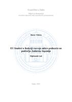 prikaz prve stranice dokumenta EU fondovi u funkciji razvoja mikro poduzeća na području Zadarske županije