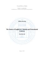 prikaz prve stranice dokumenta The Status of English in Colonial and Postcolonial Contexts