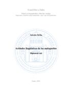 prikaz prve stranice dokumenta Actitudes lingüísticas de los malagueños