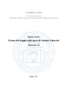 prikaz prve stranice dokumenta Il tema del viaggio nelle opere di Antonio Tabucchi