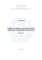 prikaz prve stranice dokumenta Religijska prožimanja u provinciji Dalmaciji (sinkretizam, kontaminacija, interpretacija)