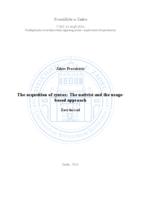prikaz prve stranice dokumenta Acquisition of Sintax: the Nativist and the Usage-Based Aproach