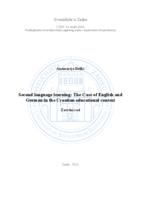 prikaz prve stranice dokumenta Second language learning