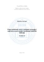 prikaz prve stranice dokumenta Uloga medicinske sestre u primjeni strategija i smjernica za prevenciju i suzbijanje bolničkih infekcija