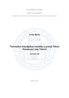 prikaz prve stranice dokumenta Nacionalno-domoljubna tematika u poeziji  Nikole Tommasea i Ane Vidović