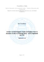 prikaz prve stranice dokumenta Analyse terminologique et phraseologique dans le domaine d'asile et d'immigration (textes legislatifs de l'UE)