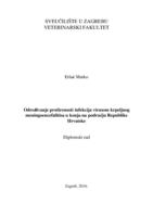 prikaz prve stranice dokumenta ODREĐIVANJE PROŠIRENOSTI INFEKCIJA VIRUSOM KRPELJNOG MENINGOENCEFALITISA U KONJA NA PODRUČJU REPUBLIKE HRVATSKE