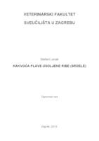 prikaz prve stranice dokumenta Kakvoća plave  usoljenje ribe (srdele)