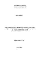 prikaz prve stranice dokumenta Mikrobiološka kakvoća kuhanog sira iz okolice Duge Rese