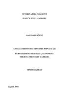 prikaz prve stranice dokumenta Analiza srodnosti dinarske populacije euroazijskog risa (Lynx Lynx) pomoću mikrosatelitskih markera