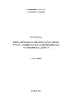 prikaz prve stranice dokumenta Izrada standardnog i tradicionalnog radnog potkova u svrhu nastave na kirurškoj klinici Veterinarskog fakulteta