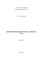 prikaz prve stranice dokumenta Hidroterapijske procedure u liječenju pasa