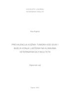 prikaz prve stranice dokumenta PREVALENCIJA KOŽNIH TUMORA KOD SIVIH I   BIJELIH KONJA LIJEČENIH NA KLINIKAMA   VETERINARSKOG FAKULTETA