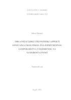 prikaz prve stranice dokumenta ORGANIZACIJSKI I EKONOMSKI ASPEKTI  OSNIVANJA EKOLOŠKOG POLJOPRIVREDNOG  GOSPODARSTVA USMJERENOG NA  SAMODOSTATNOST